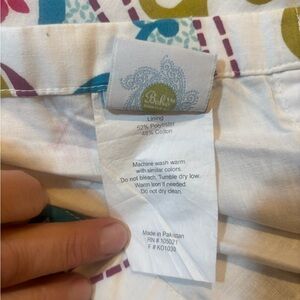 NWOT 2 Boho Boutique Taj lined 40x80 curtain panels.